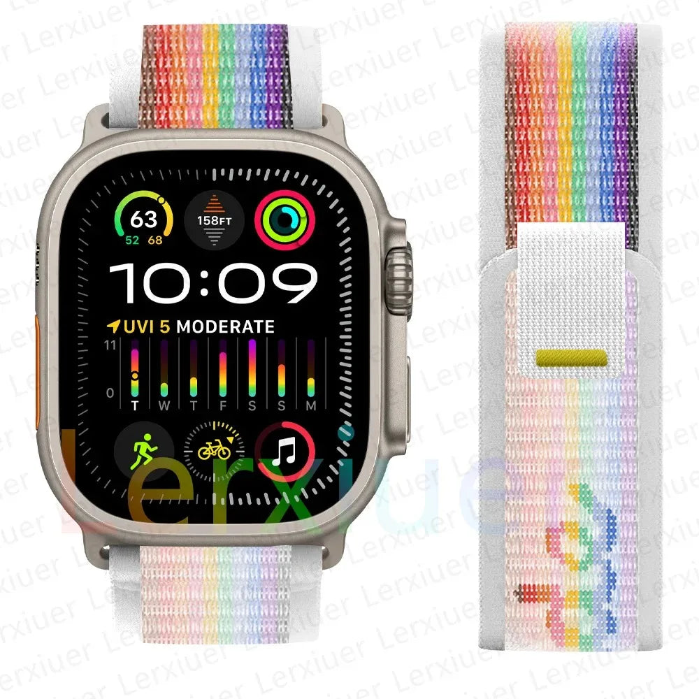 Bracelet à Boucle de Sentier – Compatible Apple Watch Ultra 2 & Series SE/3–11