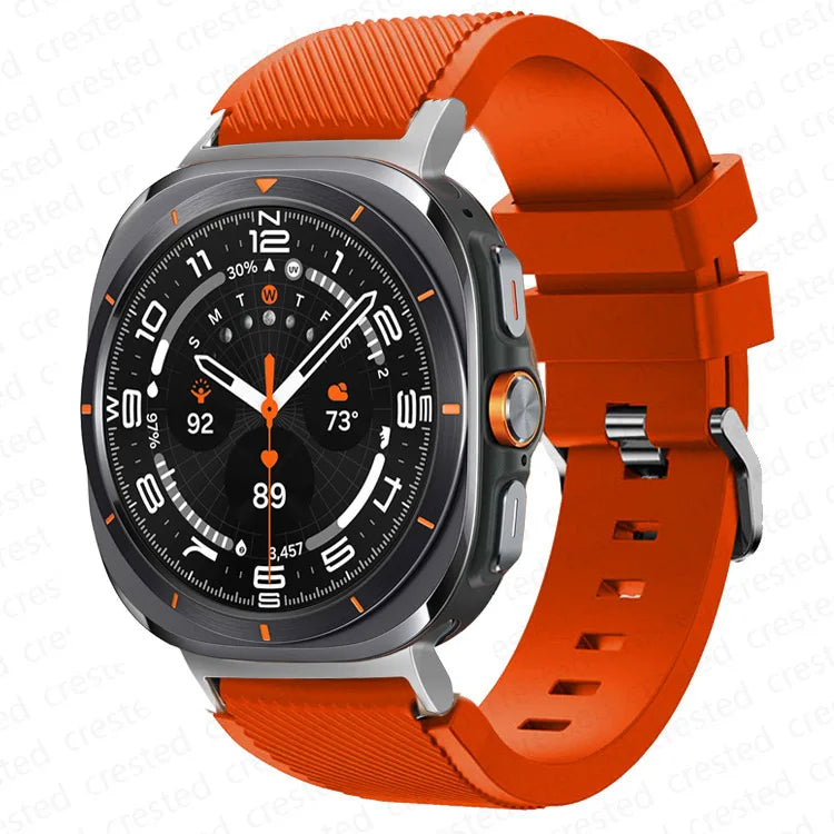 Bracelet Sport en Silicone – Compatible Samsung Galaxy Watch 7 / 7 FE / 7 Ultra