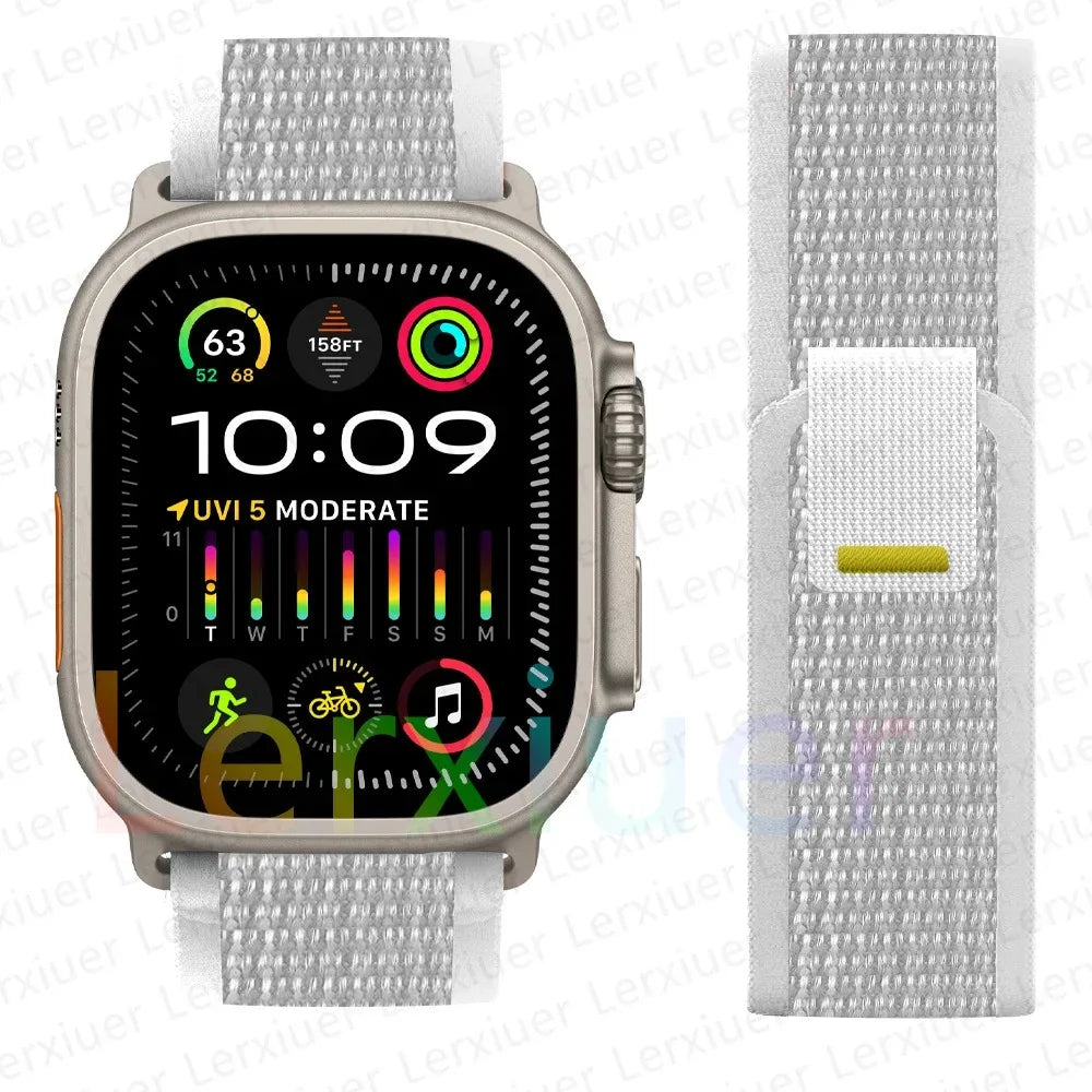 Bracelet à Boucle de Sentier – Compatible Apple Watch Ultra 2 & Series SE/3–11