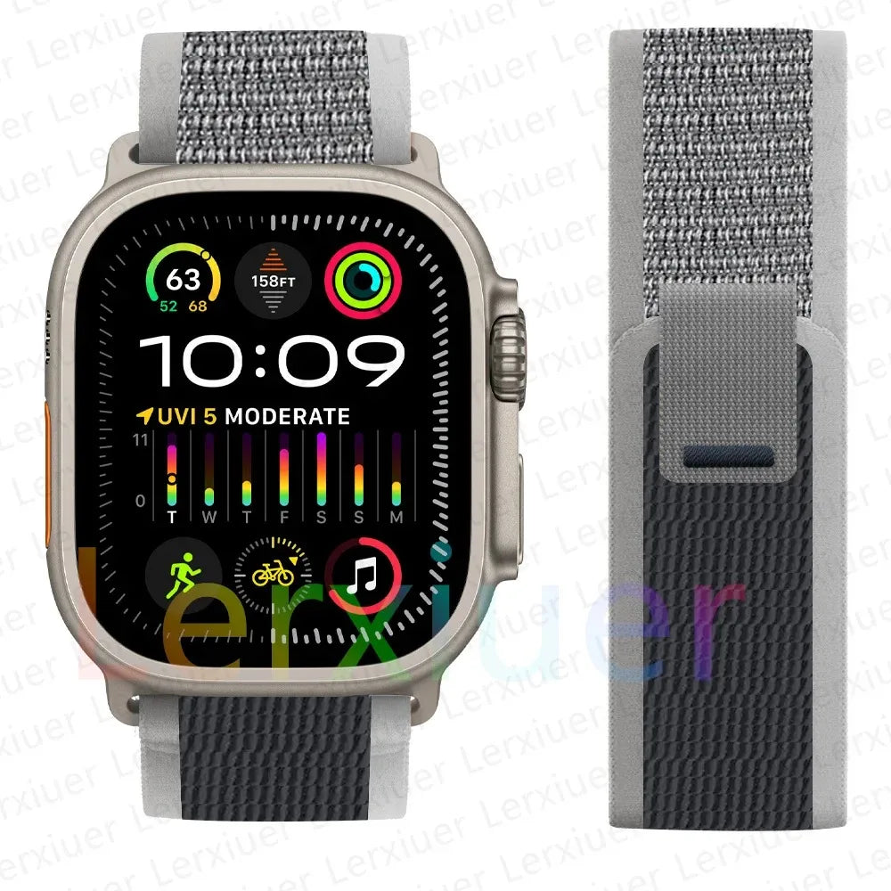 Bracelet à Boucle de Sentier – Compatible Apple Watch Ultra 2 & Series SE/3–11