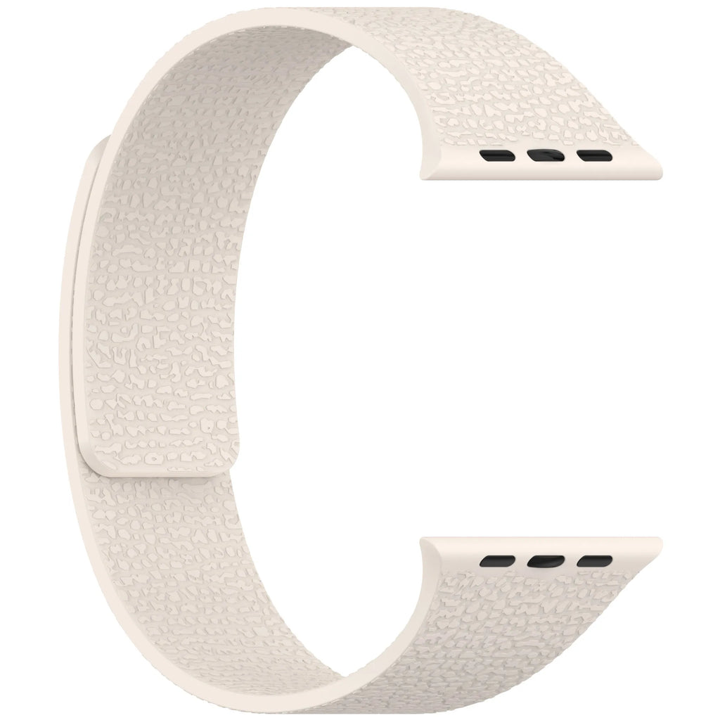 Bracelet magnétique en silicone pour Apple Watch Ultra 2/11/10/SE/9/8/3