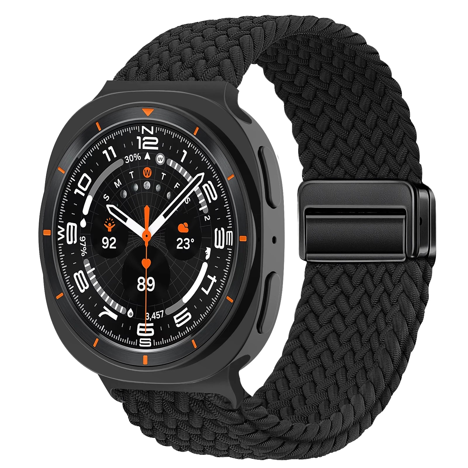 Bracelet Tressé Magnétique en Nylon – Compatible Samsung Galaxy Watch