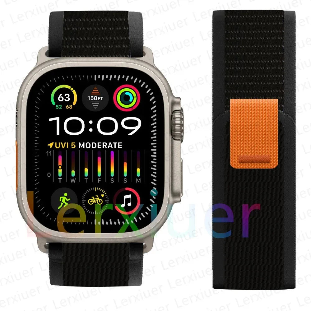Bracelet à Boucle de Sentier – Compatible Apple Watch Ultra 2 & Series SE/3–11