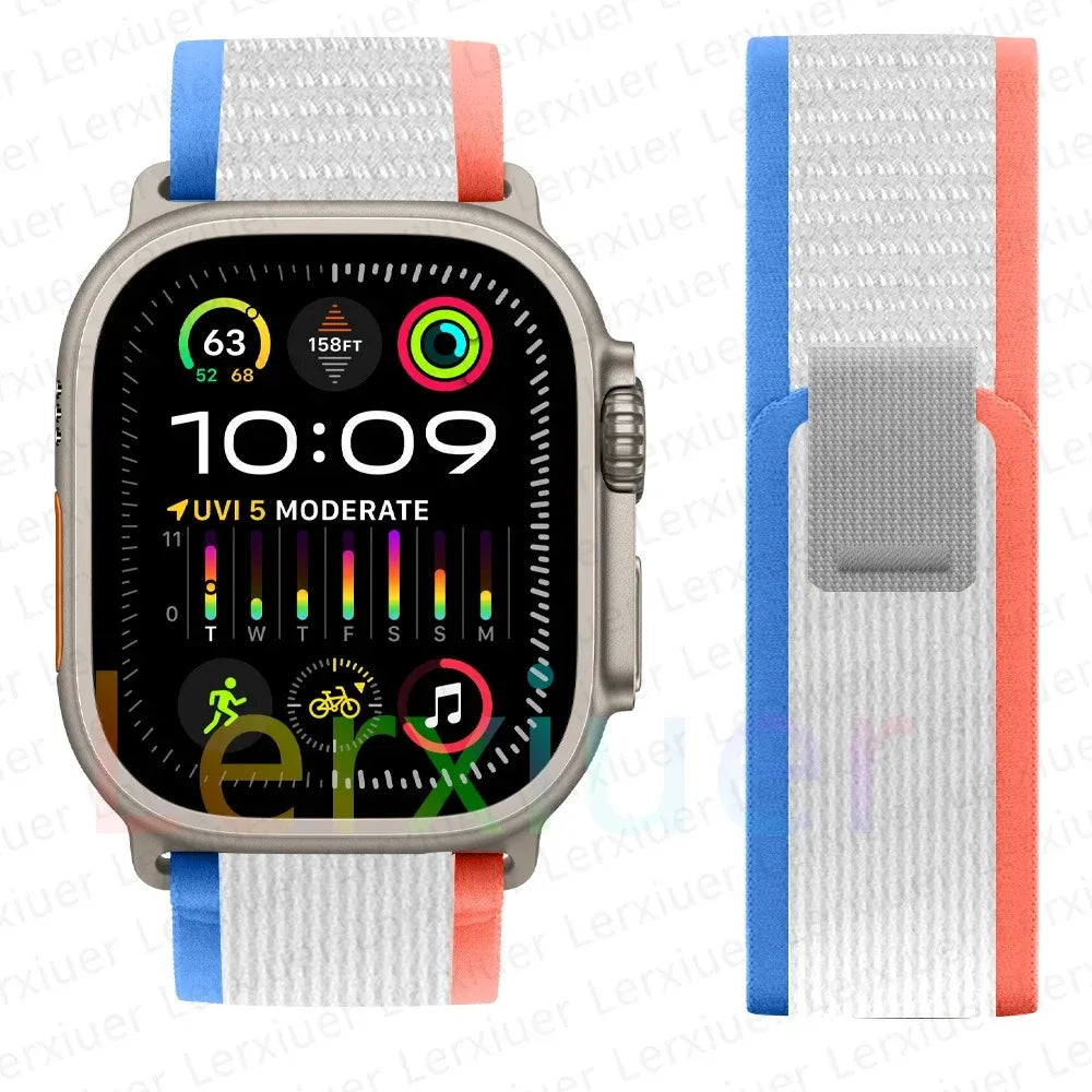 Bracelet à Boucle de Sentier – Compatible Apple Watch Ultra 2 & Series SE/3–11