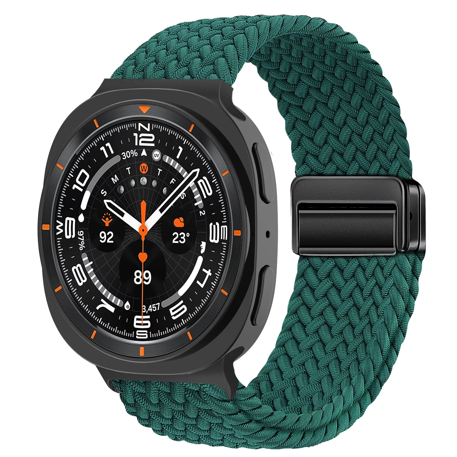 Bracelet Tressé Magnétique en Nylon – Compatible Samsung Galaxy Watch