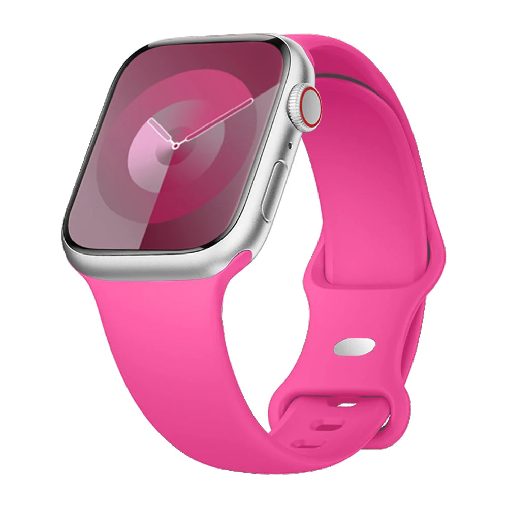Bracelet en Silicone pour Apple Watch Ultra 2/Series 11/10/9/8/7/6/SE/3