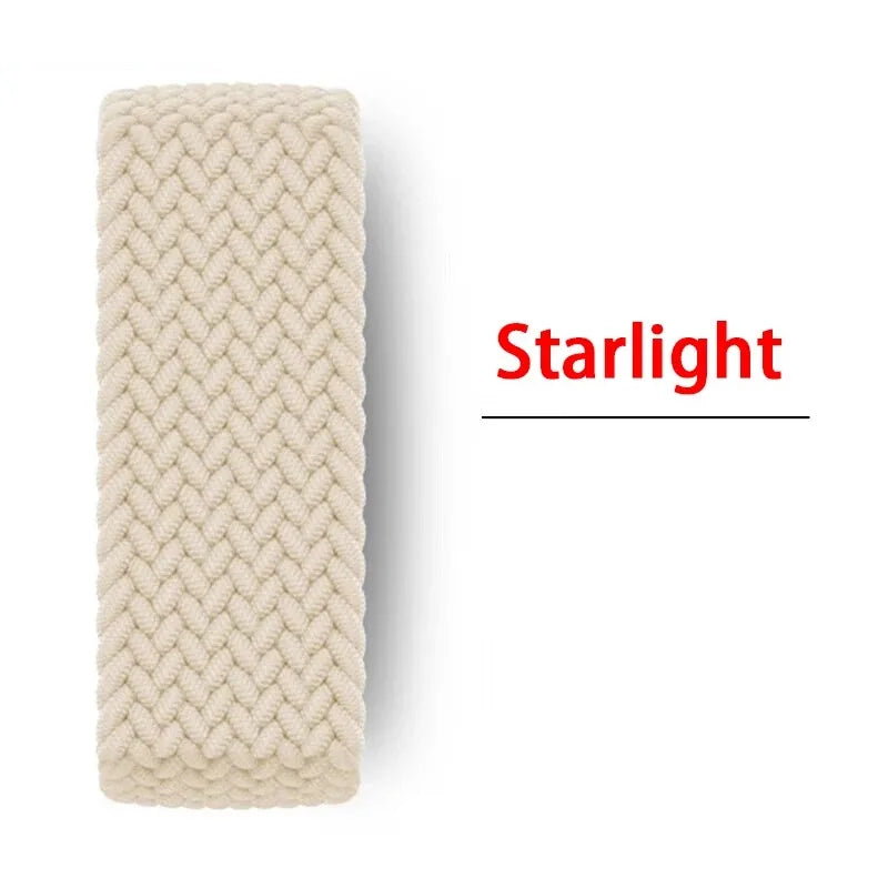 Bracelet Tressé Solo Loop pour Apple Watch 10/11/Ultra/SE/8/9