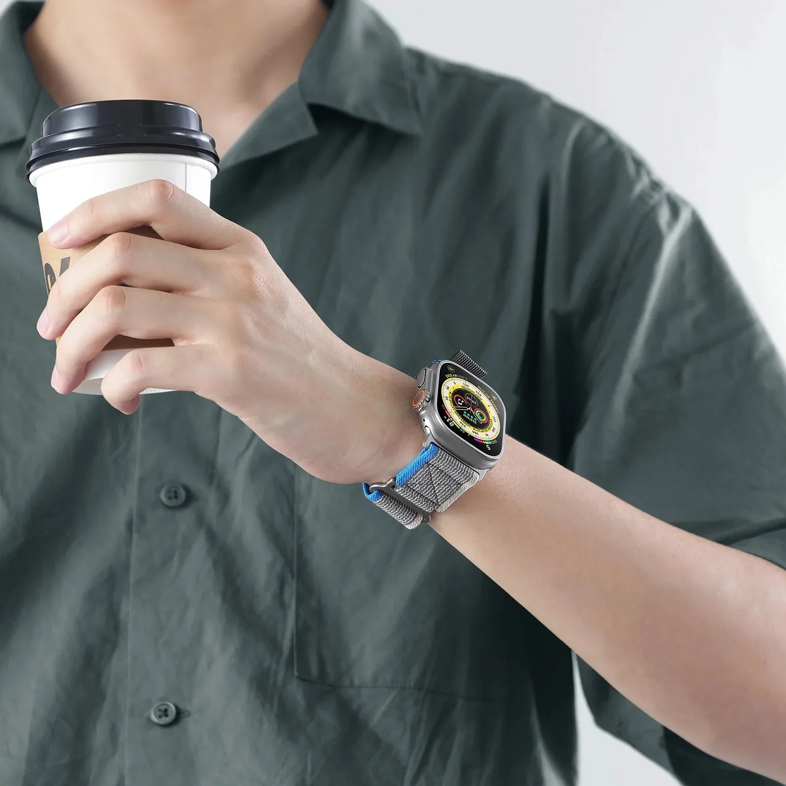 Bracelet à Boucle de Sentier – Compatible Apple Watch Ultra 2 & Series SE/3–11