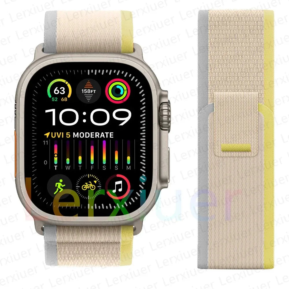 Bracelet à Boucle de Sentier – Compatible Apple Watch Ultra 2 & Series SE/3–11
