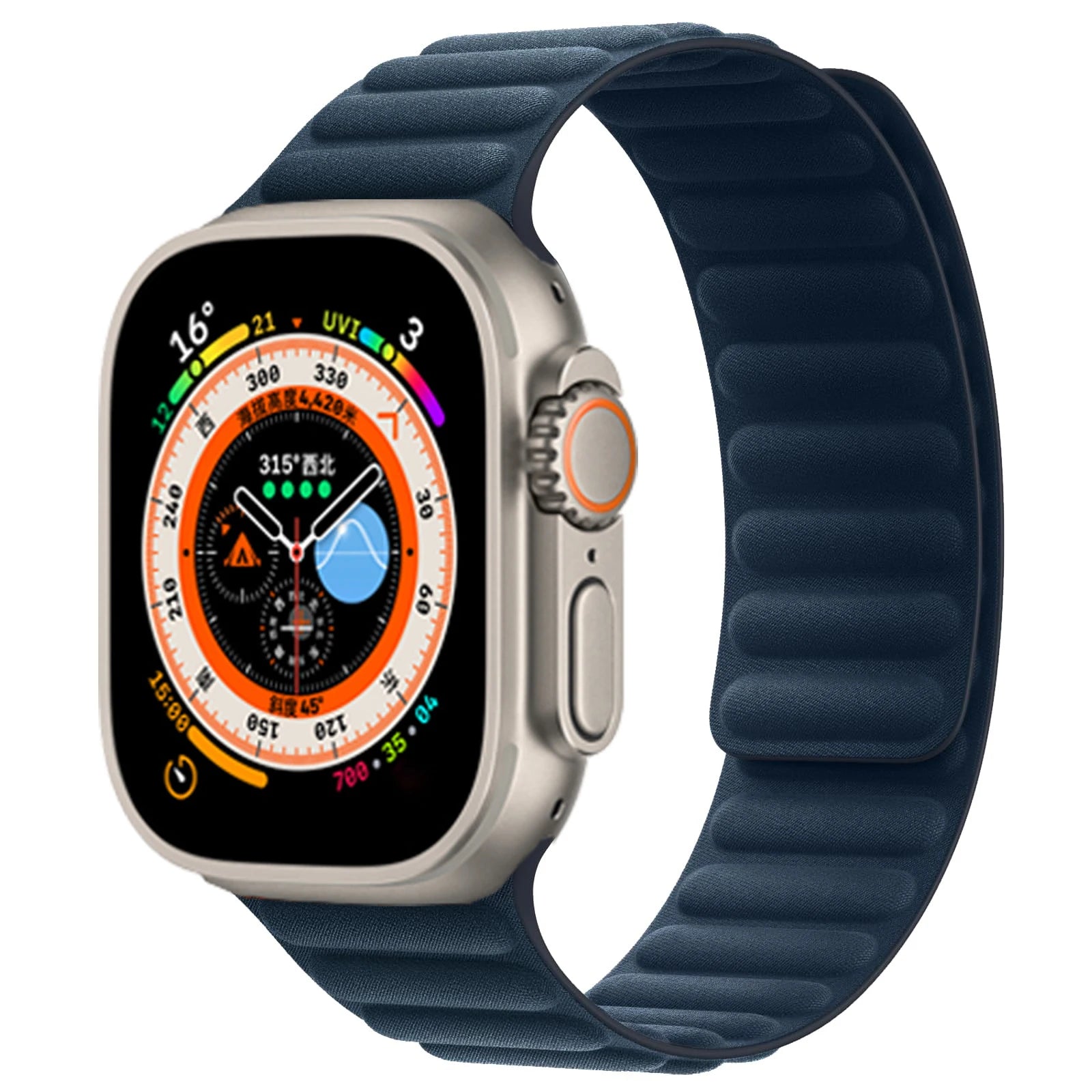 Bracelet FineWoven à Boucle Magnétique – Compatible Apple Watch Ultra 2 & Series 7–10 SE