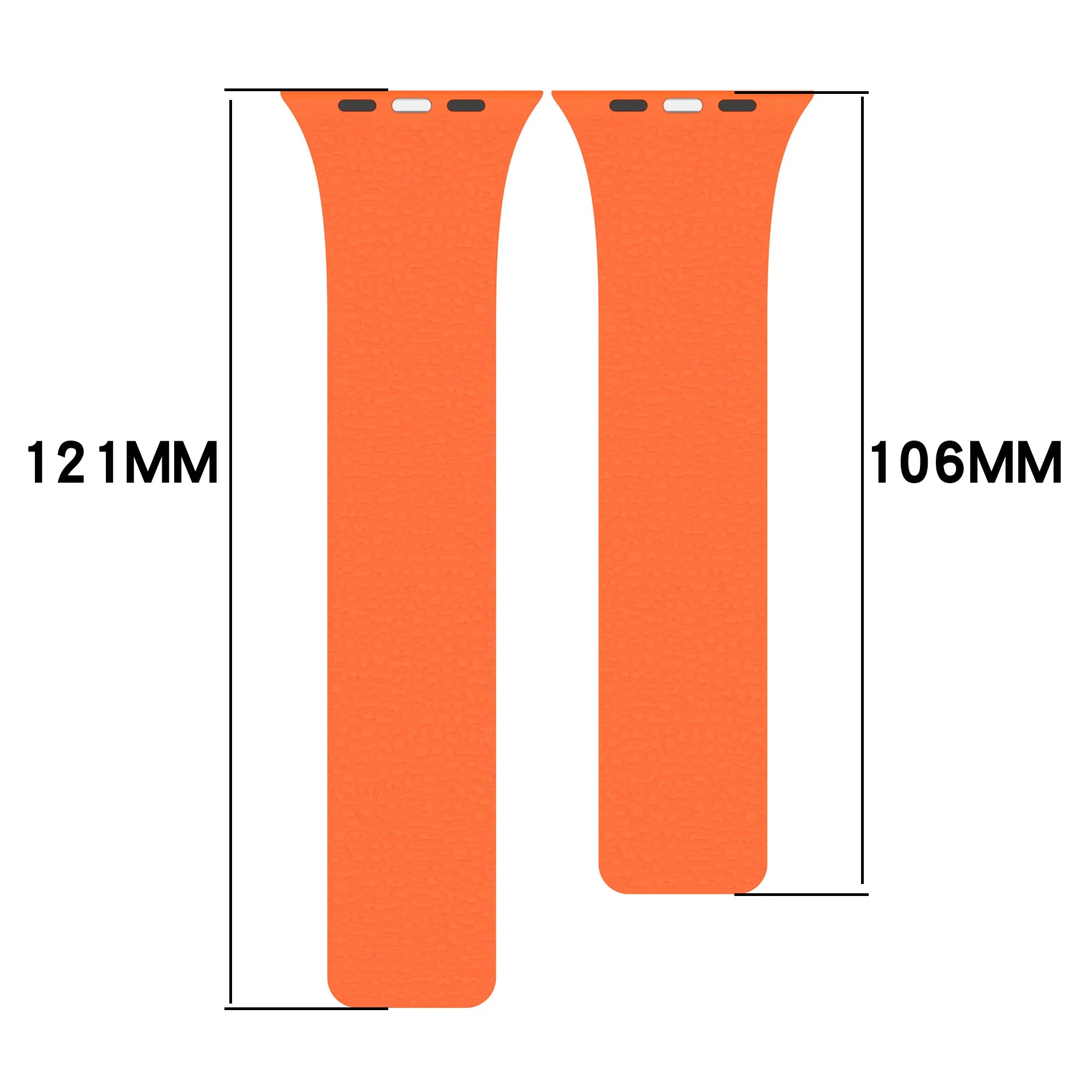 Bracelet magnétique en silicone pour Apple Watch Ultra 2/11/10/SE/9/8/3