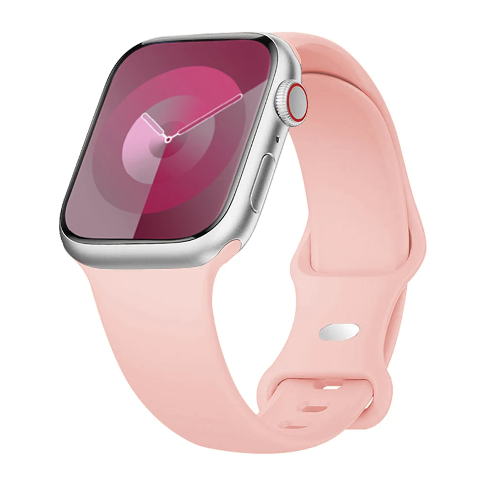 Bracelet en Silicone pour Apple Watch Ultra 2/Series 11/10/9/8/7/6/SE/3