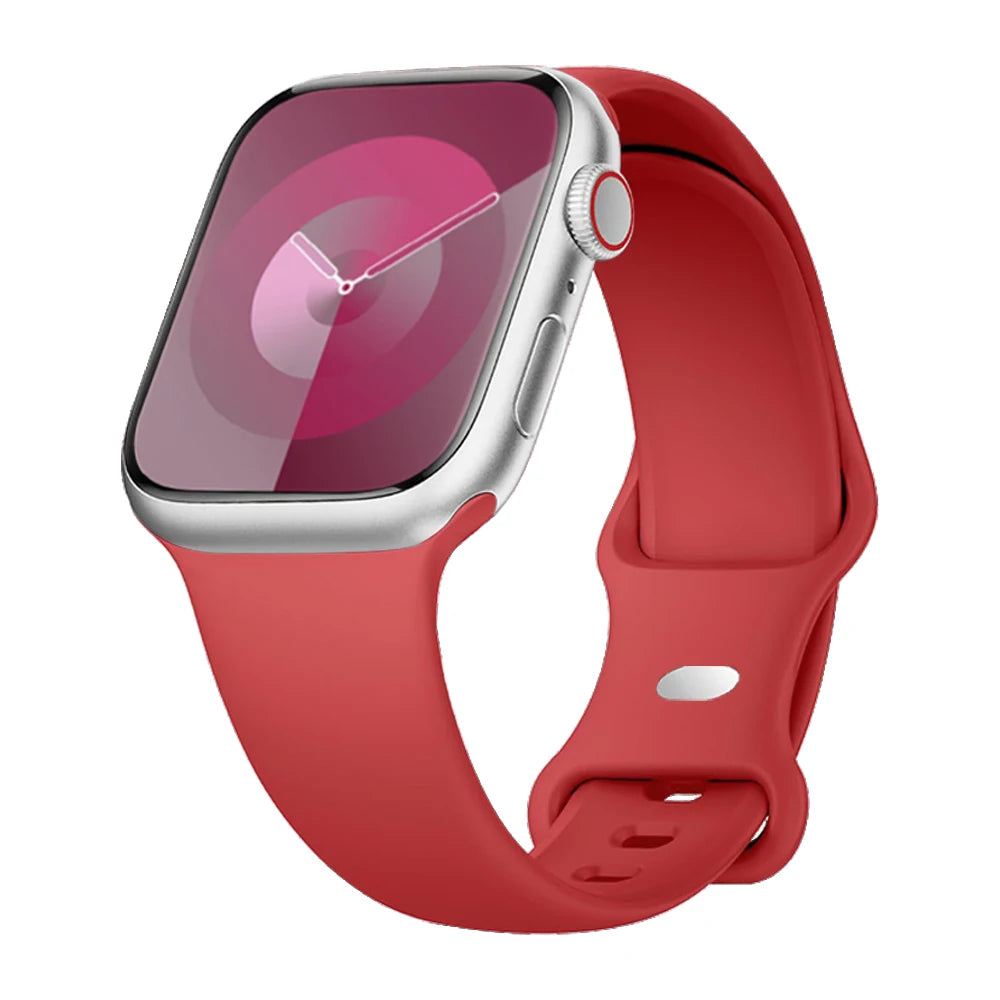 Bracelet en Silicone pour Apple Watch Ultra 2/Series 11/10/9/8/7/6/SE/3